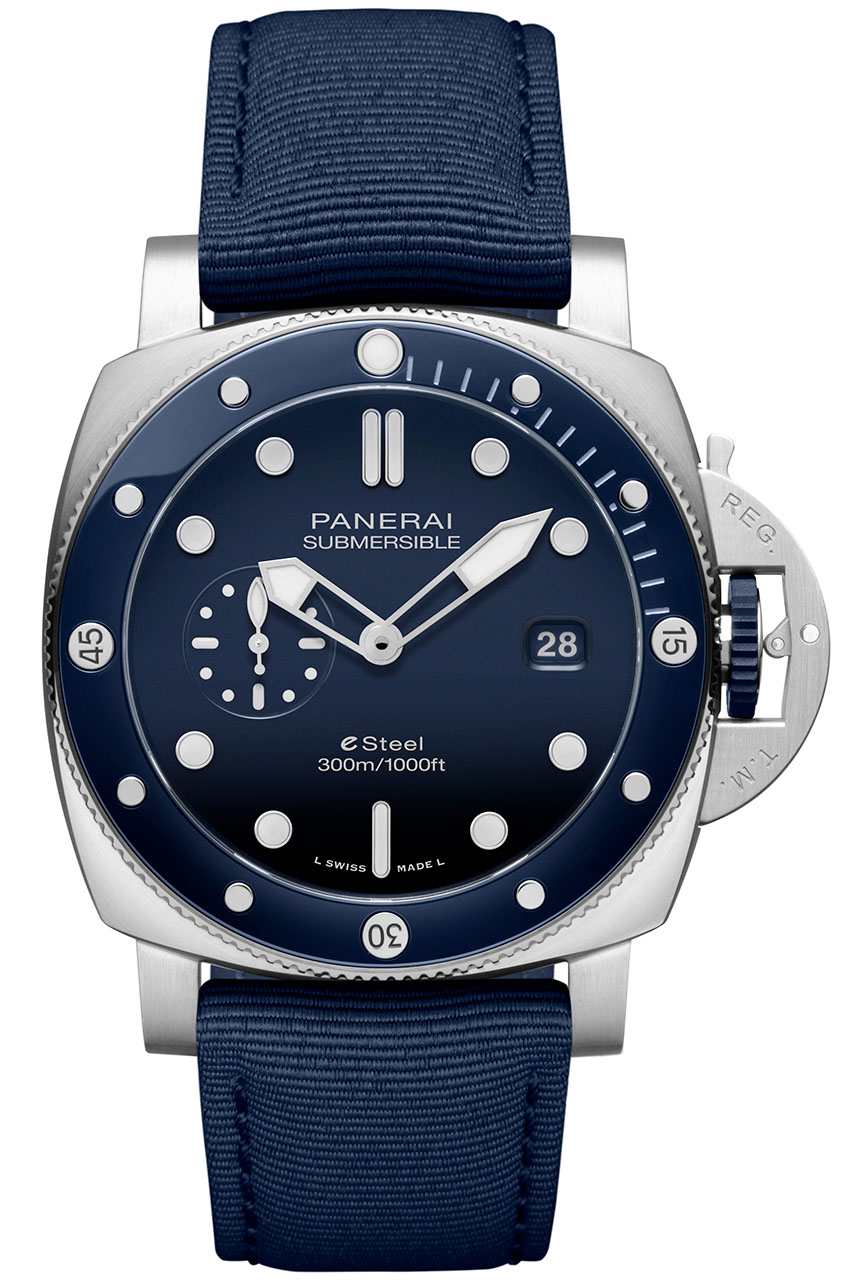 Submersible QuarantaQuattro eSteel™ Blu Profondo - PAM01289